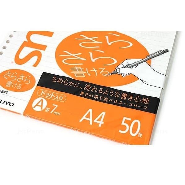 

KOKUYO LOOSE LEAF N-816AT A4 - 7MM DOTTED