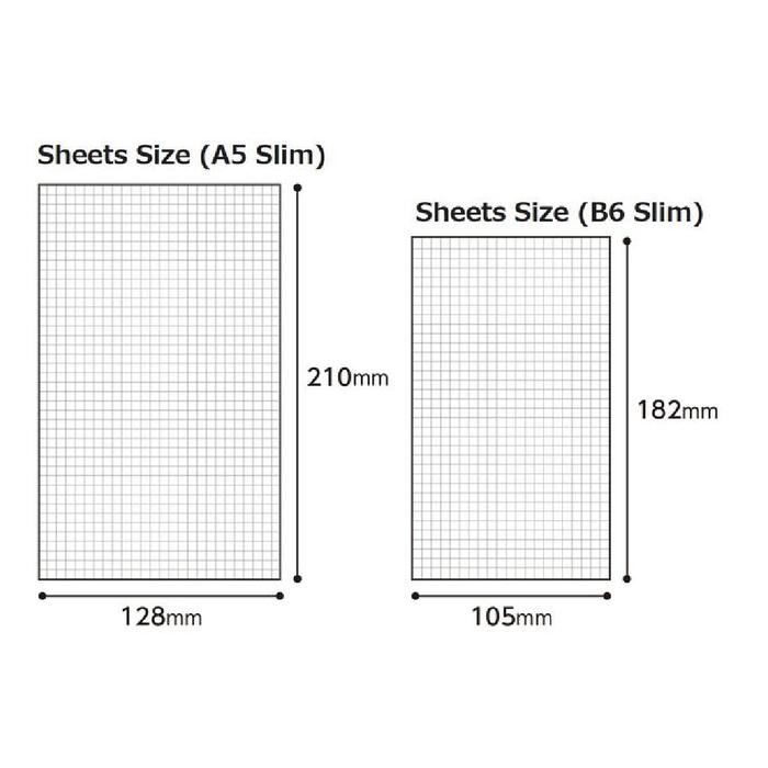 

Kokuyo Softring Notebook Penott B6 Grid 70 Sheets