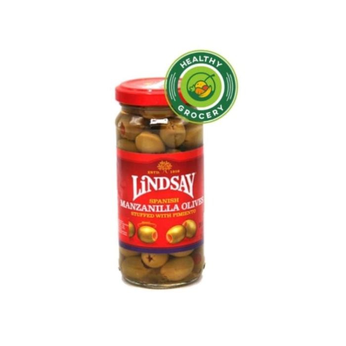 

Pilihan- Lindsay Manzanilla Olives Stuffed With Pimiento 142Gr Acar Buah Zaitun