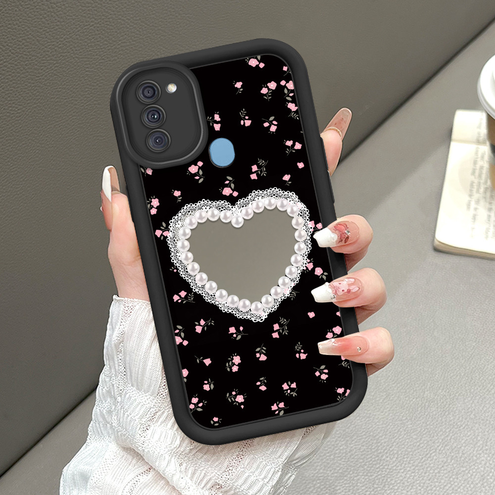 Casing Hp Untuk Compitable With Samsung Galaxy A11 M11 Phone Case Cesing Soft Cover Flower 8906 Mode