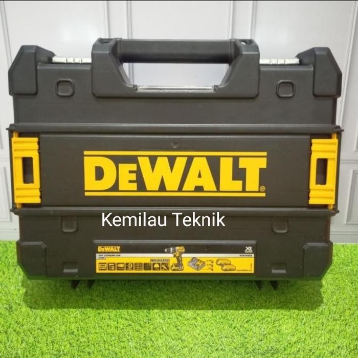 Toolbox Koper Box Mesin Dewalt Tstak Tempat Penyimpanan Aksesoris Mesin Bor Cordless Baterai Battery