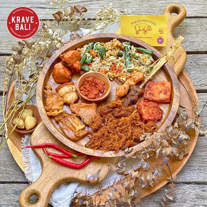 

DISKON KRAVE BALI Lauk Nasi Campur Babi & Ayam Warung Men Lotri 230 Gram - Makanan Khas Bali Asli