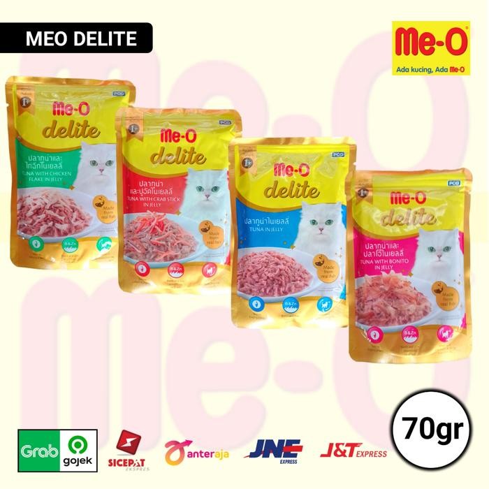 Meo Delite Pouch Premium 70Gr All Variant Meo Wet Food