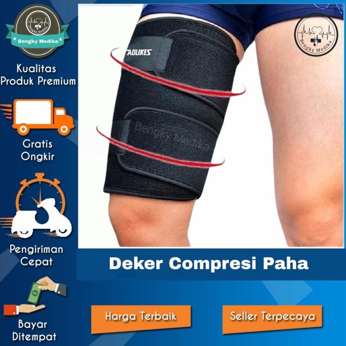 Miizuno Sport - Deker Kompresi Paha / Penyangga Paha / Deker Paha