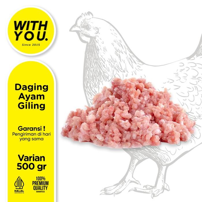 

Pilihan- Daging Ayam Giling Premium 500Gr