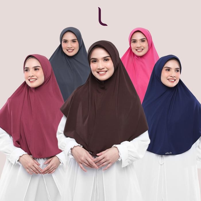 Pilihan- Elzatta Jilbab Instan Zaria Citra Kerudung Spandex Bergo Panjang