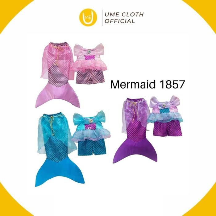 ASLI Fashion anak kostum Duyung / Mermaid / Putri Duyung anak murah READY STOCK