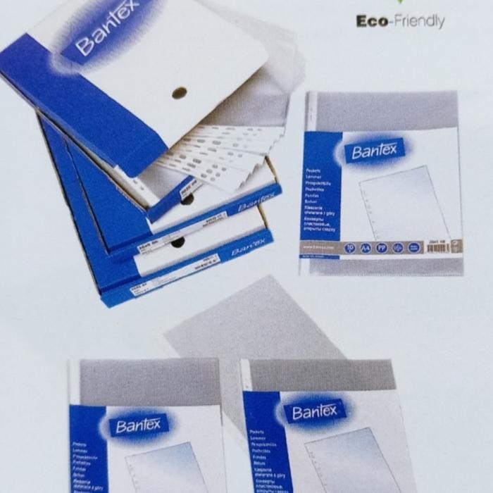 

Plastik Pp Pocket A4 Antiglare 2035 Bantex 0,06Mm (100Pcs)