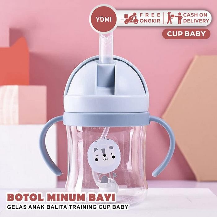 YOMI - Botol Minum Bayi Gelas Anak Balita Training Cup Baby