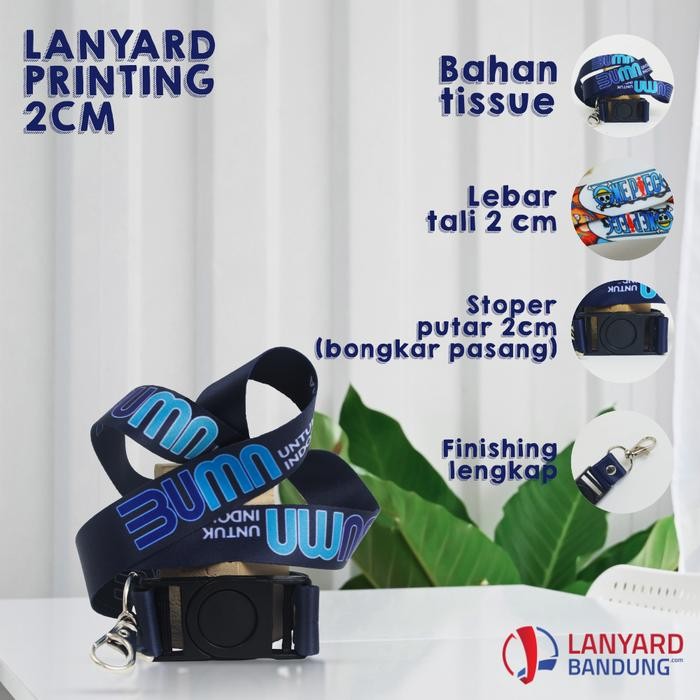 

New tali lanyard custom desain 2cm tali id card printing lanyard sublim