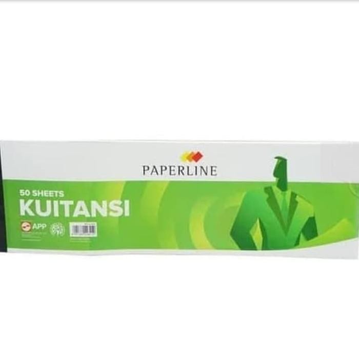 

New Buku Kwitansi Paperline besar Kt 50 B 50 {1pack/10Pcs} Kertas ISO 31,5 x 10 cm untuk Kantor dan