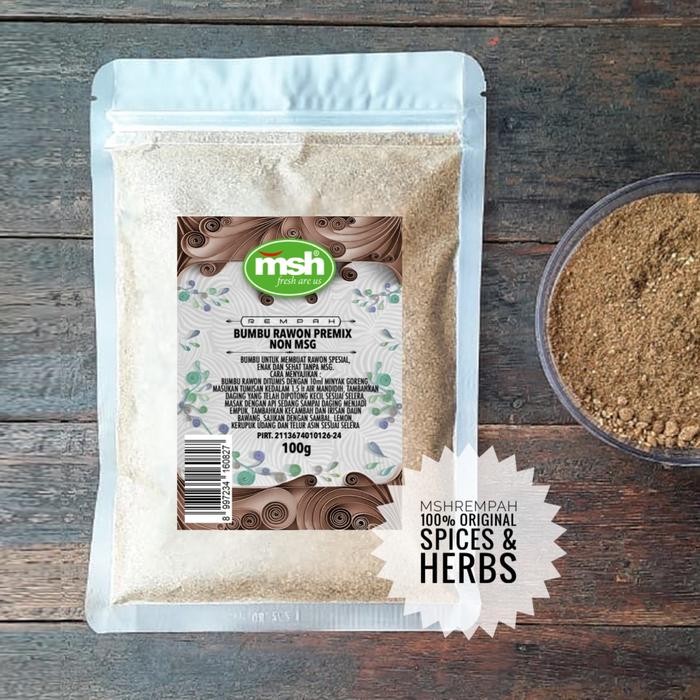 

Stok Baru Bumbu Rawon Premix Non MSG