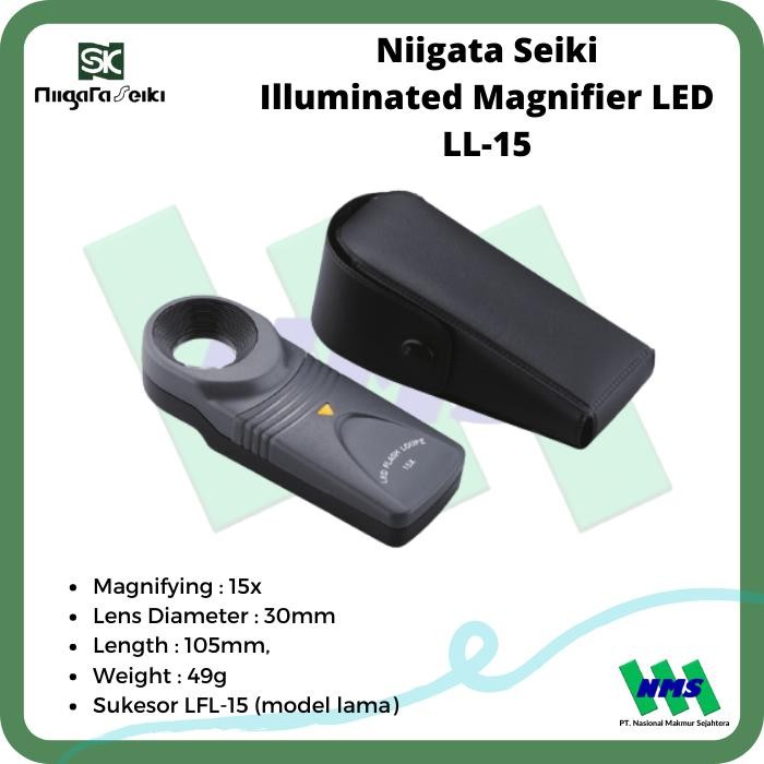 

SALE Kaca Pembesar Niigata seiki Illuminated Magnifier LED LL-15 (LFL-15)