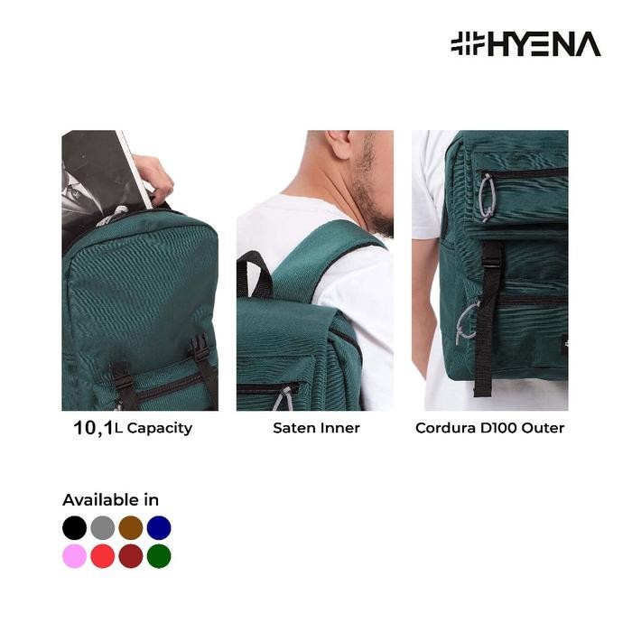 Pilihan- Hyena 486 Tas Ransel Laptop Backpack Distro Original Pria Wanita Sekolah