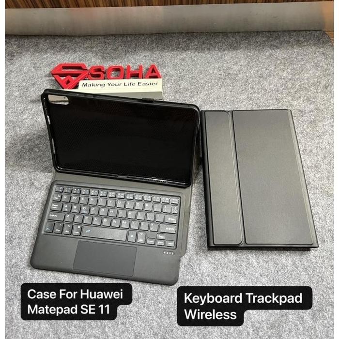 Case Keyboard Bluetooth for Huawei Matepad SE 11 Flip Case Keyboard Wireless Keyboard Toupad