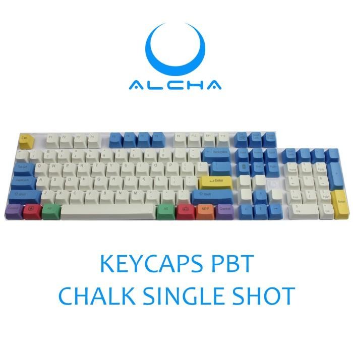 ALA KEYCAPS PBT ALK SINGLE SHOT OEM FILE 104 KEYS