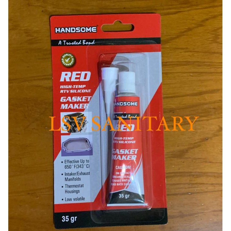 LEM RED SILICONE / LEM GASKET / LEM SILICONE RED 35 g