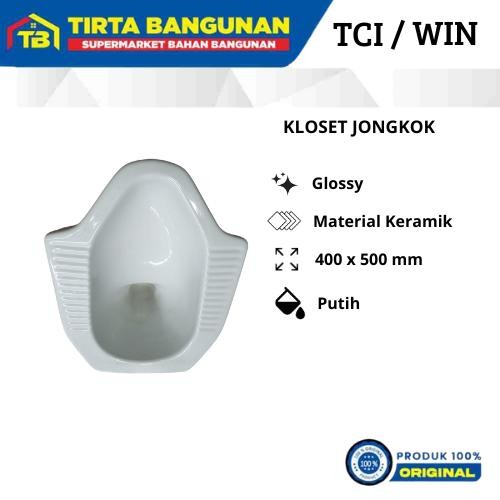 TCI / WIN CLOSET / KLOSET / TOILET / WC JONGKOK EKONOMIS
