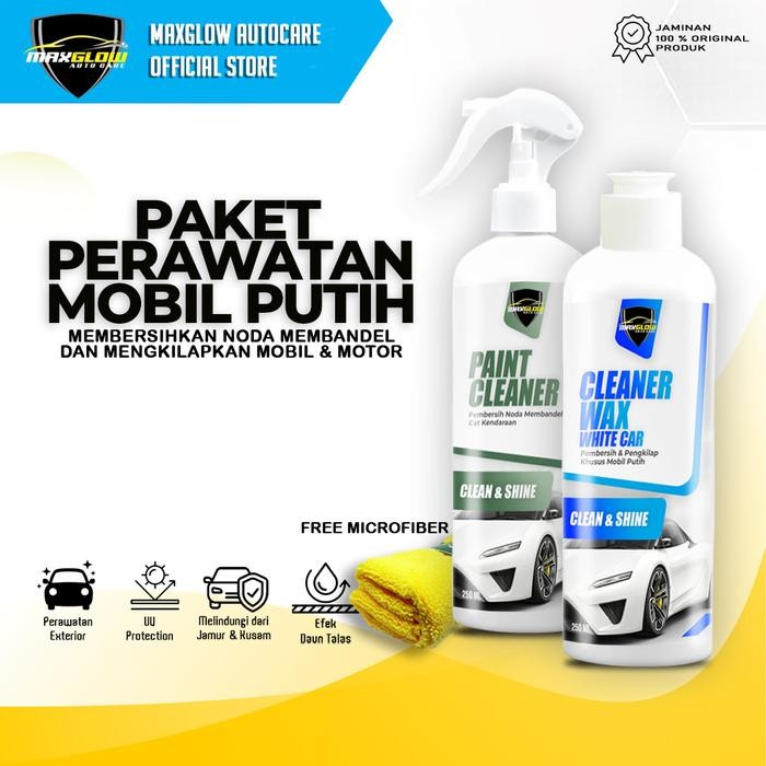 Paket Pembersih dan Pengkilap Mobil Putih - Perawatan Mobil - Car