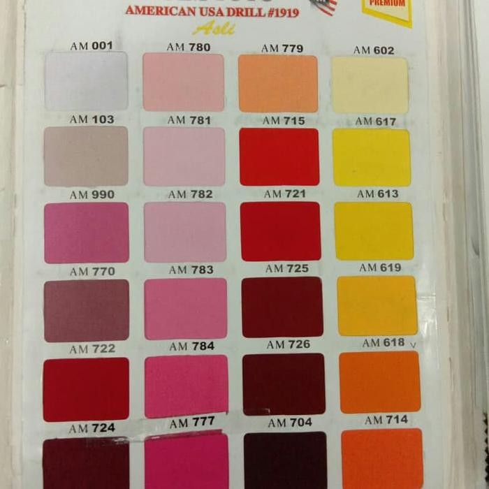 SALE Bahan kain American drill PREMIUM / Bahan American drill original 1919