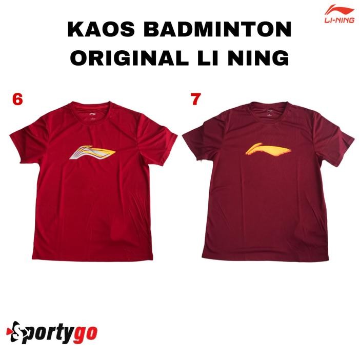 Victor Badminton - Kaos Original Lining / Jersey Ori Li Ning / Baju Badminton Asli Hitam