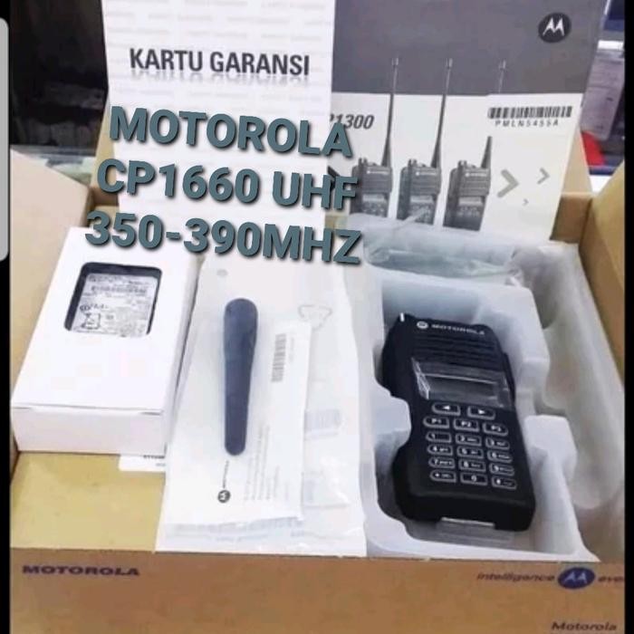 Ready Motorola HT Motorola Cp1660 UHF 350 mHz Garansi Motorola Cp1660 Uhf