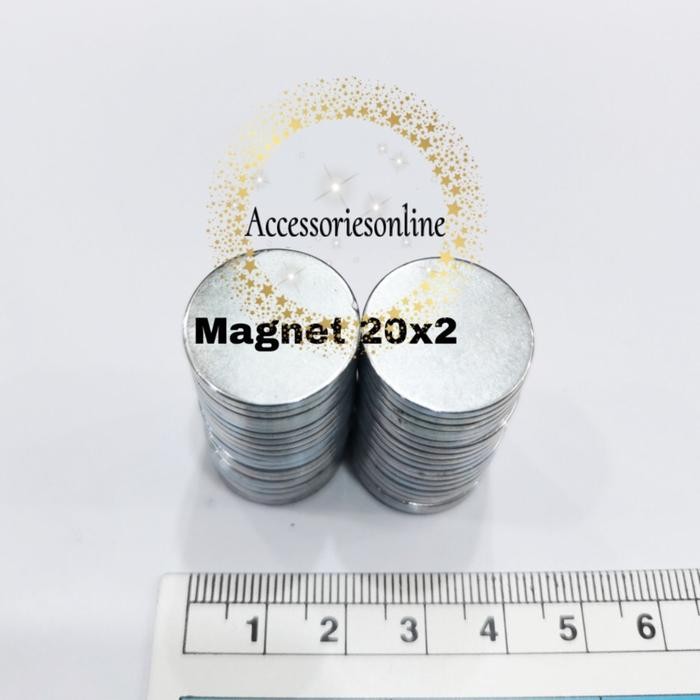 

New Magnet Neodymium Coin Disc Strong 20mm X 2mm