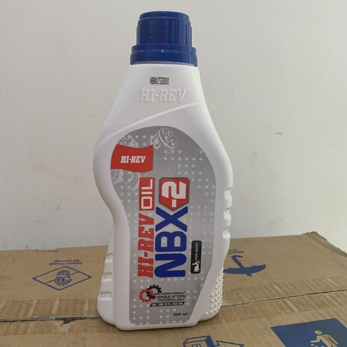 ASLI.. 1 BOTOL 46 NBX-2 MATIC 0,8L 10W-30 SL JASO MB HI-REV OIL OLI MOTOR B