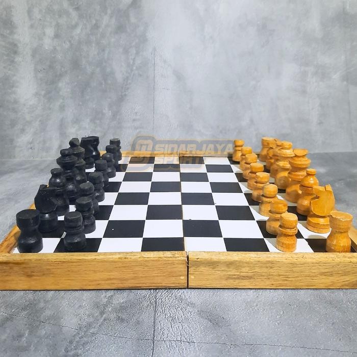 MJ Catur Kayu Bidak Kayu Merk Karpov Ukuran XXL / Jumbo