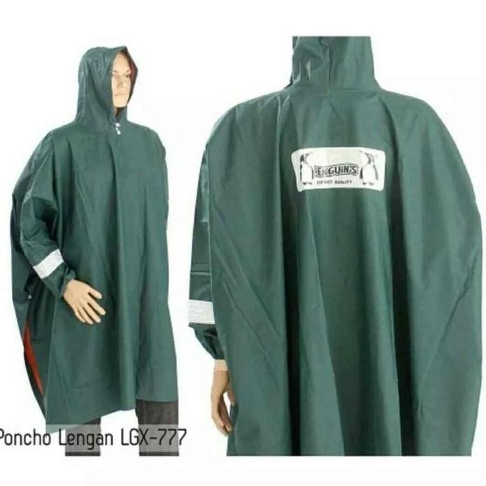 Jas Hujan Original 100% Penguin Ponco / Pinguin Mantel Kelelawar