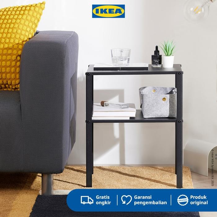 IKEA KNARREVIK Meja Samping Tempat Tidur Bahan Baja 42x34 cm Furniture