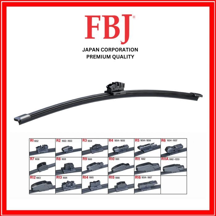 WIPER BELAKANG Toyota INNOVA FBJ FRAMELESS JAPAN QUALITY WIPER MOBIL BELAKANG REAR WIPER