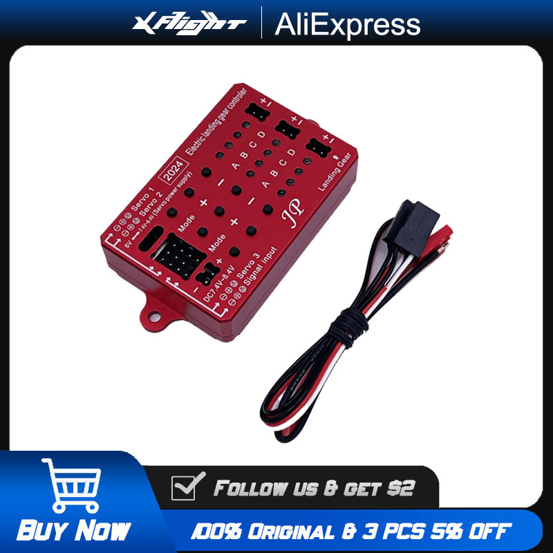 XAERO Multi-Function Landing Gear Controller forRC Airplane Retractable Undercarriage System with