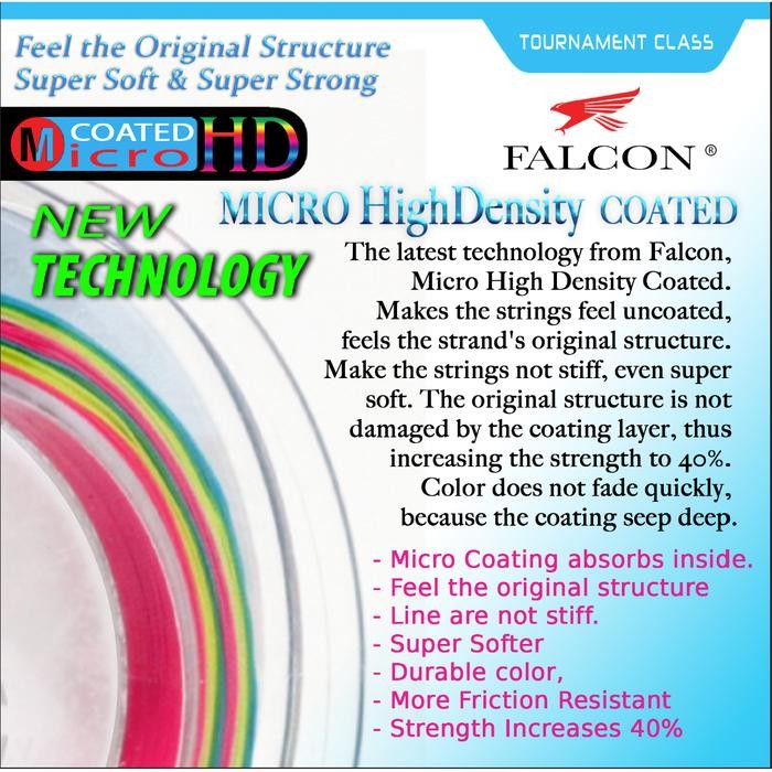 Senar Pancing PE X8 FALCON ROCK FISHING BRAIDED PE / TOURNAMENT (TERBAIK) (TERBARU) (TERMURAH)