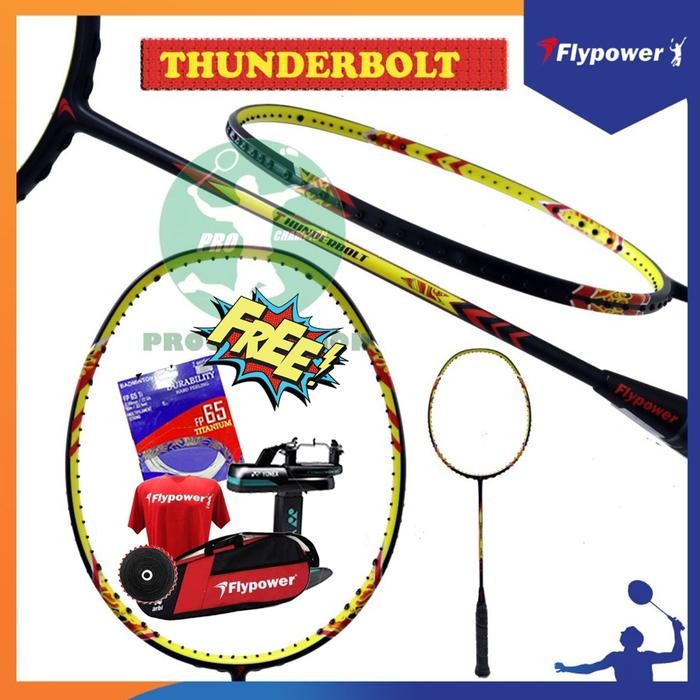 FLYPOWER THUNDERBOLT RAKET BADMINTON ORIGINAL