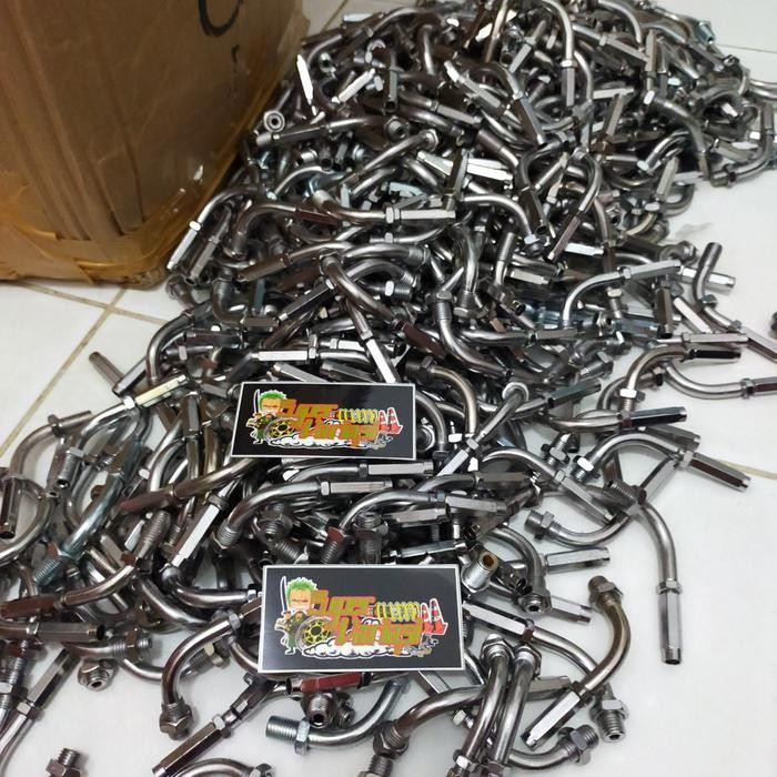 L gas crom chrome besi L gas motor sambungan gas spontan L gas motor