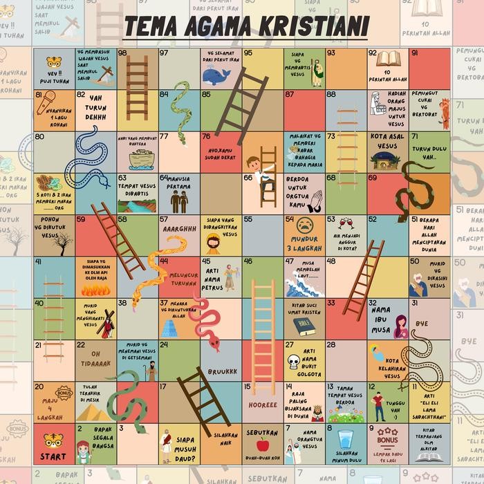 sygk- Ular Tangga Jumbo Karpet Raksasa Mainan Edukasi Anak Gratis Dadu