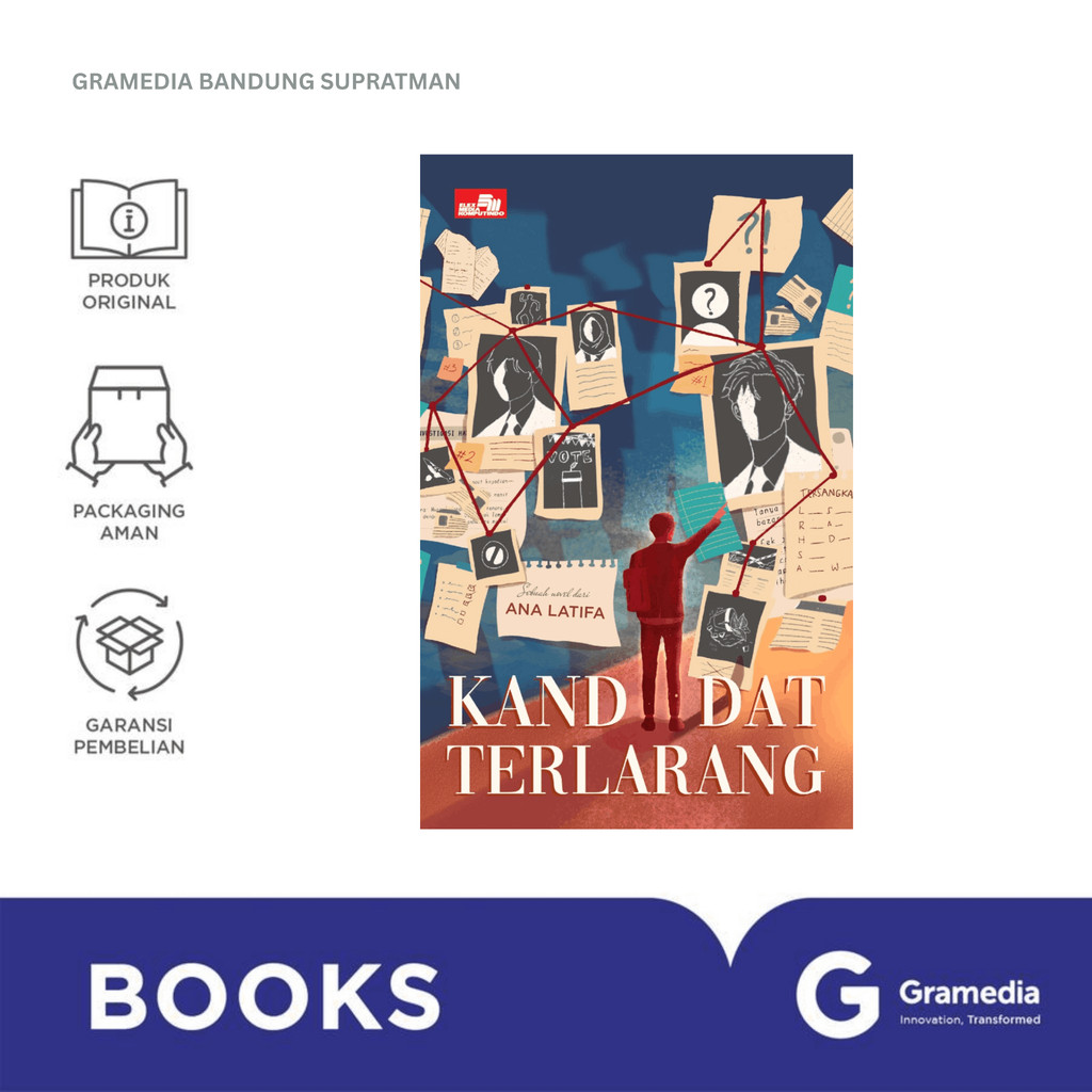 Gramedia Bandung Supratman | Buku Novel KANDIDAT TERLARANG | Buku Novel Best Seller | Buku Novel Ori