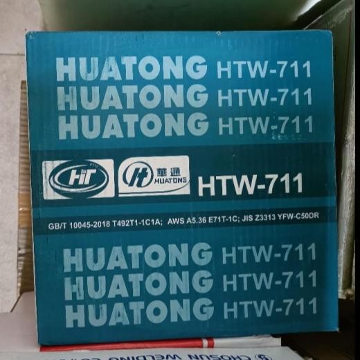 Kawat Las Flux cored MIG HTW-711 1.2mm 15kg E71T1-C1 HUATONG HTW711 1,2mm 15kg
