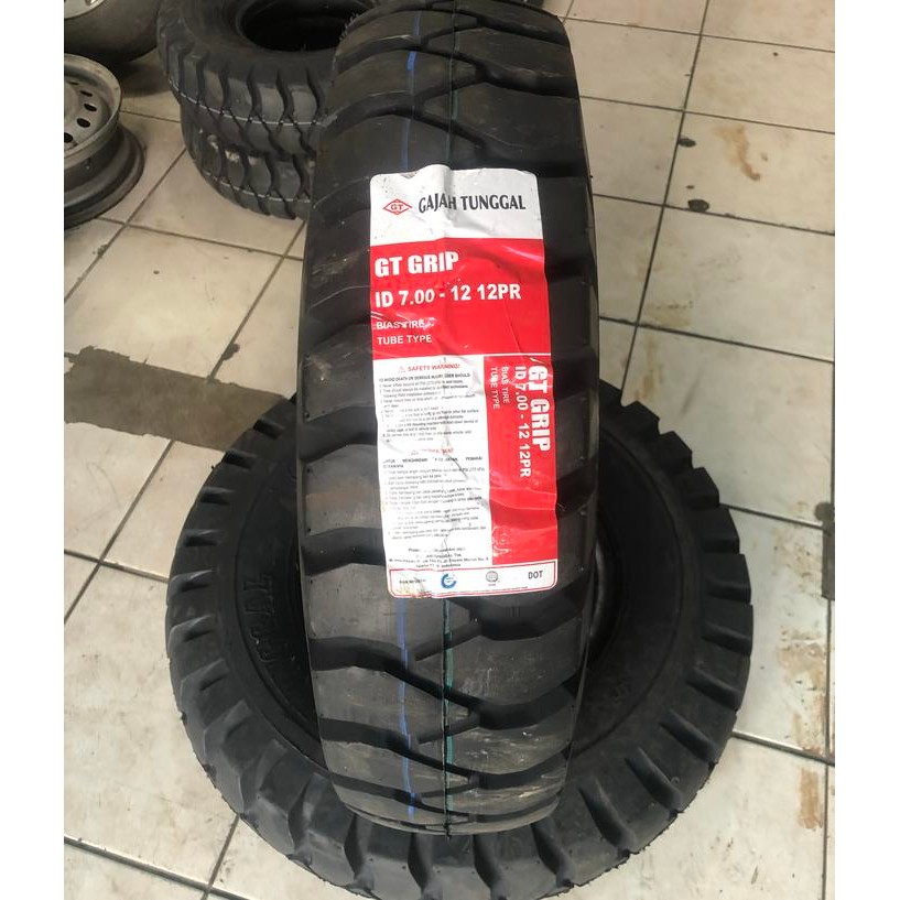 Ban Luar Forklift Gt Grip 700-12 Ukuran 700 12