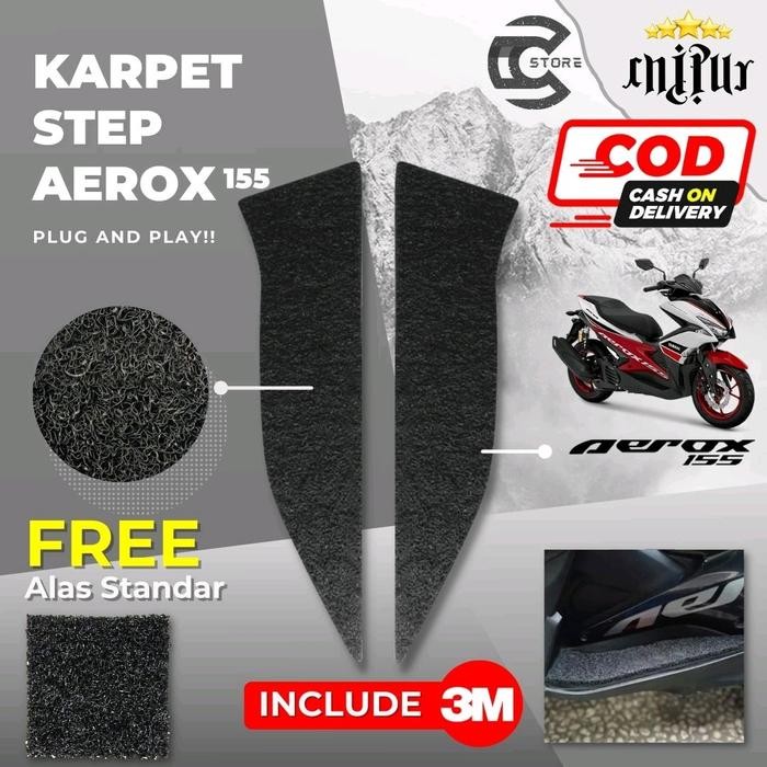 KARPET STEP FLOOR AEROX 155 OLD / KARPET MIE AEROX 155 OLD / BORDES AEROX 155 OLD / KARPET AEROX 155