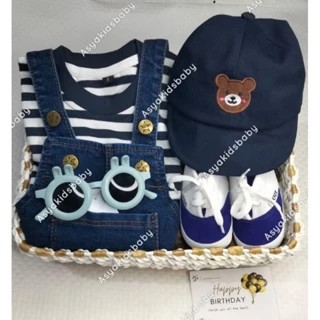 Paket set hampers 6 bulan 1 Tahun anak laki laki cowok  cewek perempuan hadiah Hampers baby bayi set