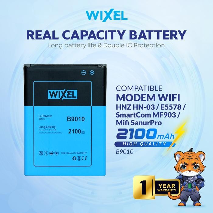 Baterai WIXEL B9010 Compatible For Modem Wifi Mifi HNZ HN-03 SmartCom MF903 SanurPro E5578 Smart Com