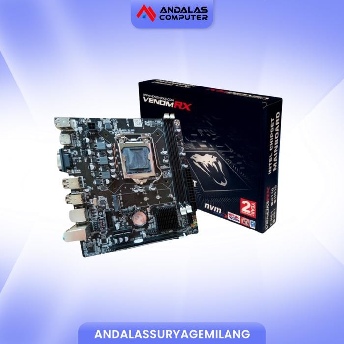Venom RX H81 mATX LGA1150 Mainboard Motherboard Mobo NVMe Support LGA 1150