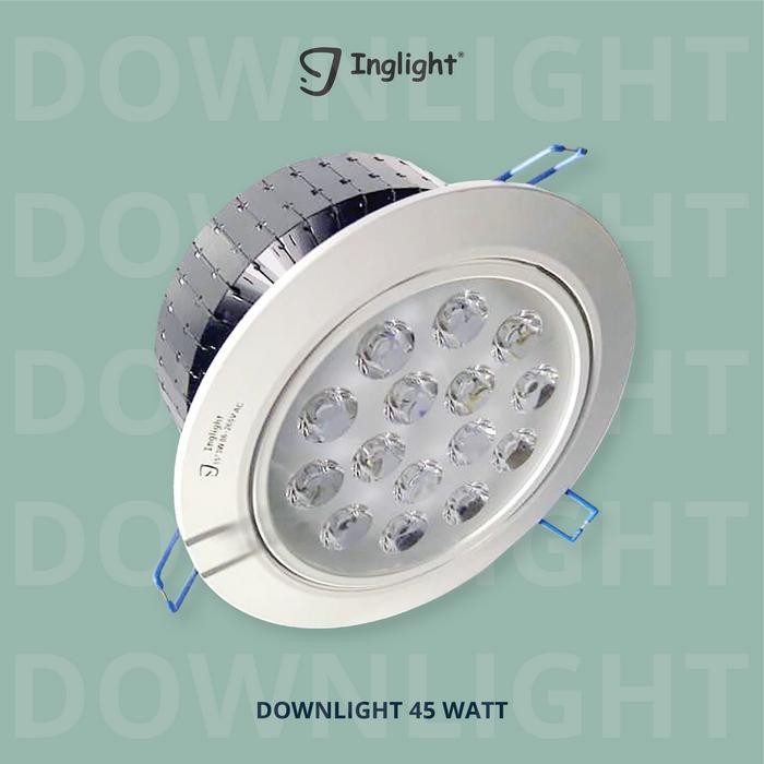 LAMPU LED DOWNLIGHT (45 WATT) TOKO PERHIASAN EMAS
