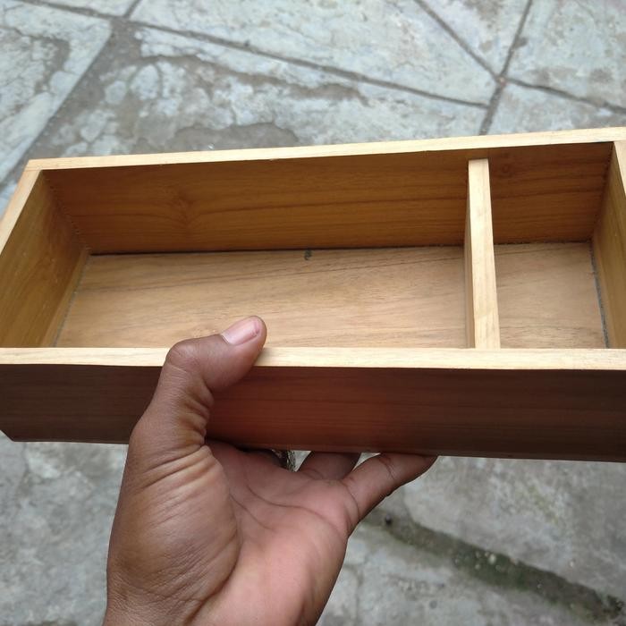 Bento Box Kotak Nasi 2 Susun Kayu Jati Promo 