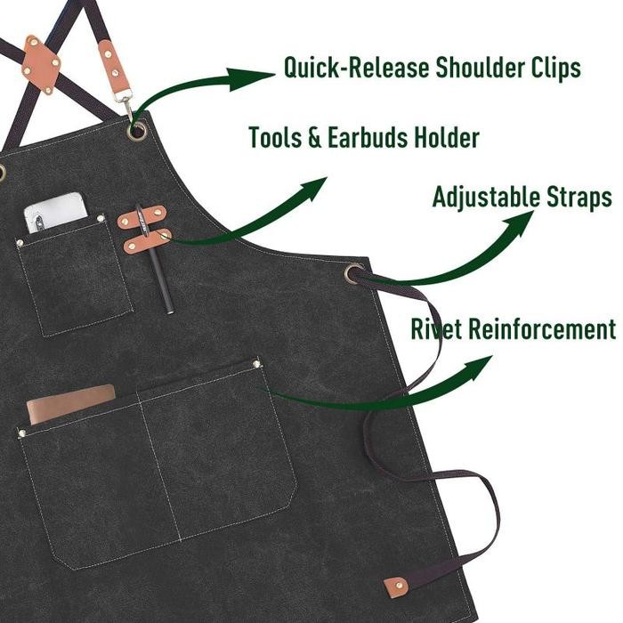 Apron Barista Waterproof Apron Chef Profesional Appron Bartender