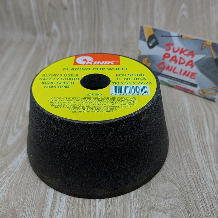 Batu gerinda mangkok flaring cup KINIK 4"