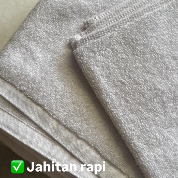 [Handuk Mandi Hotel] - Handuk Hotel Putih Premium Quality 140X70 Handuk Murah Bulu Pria Promo 