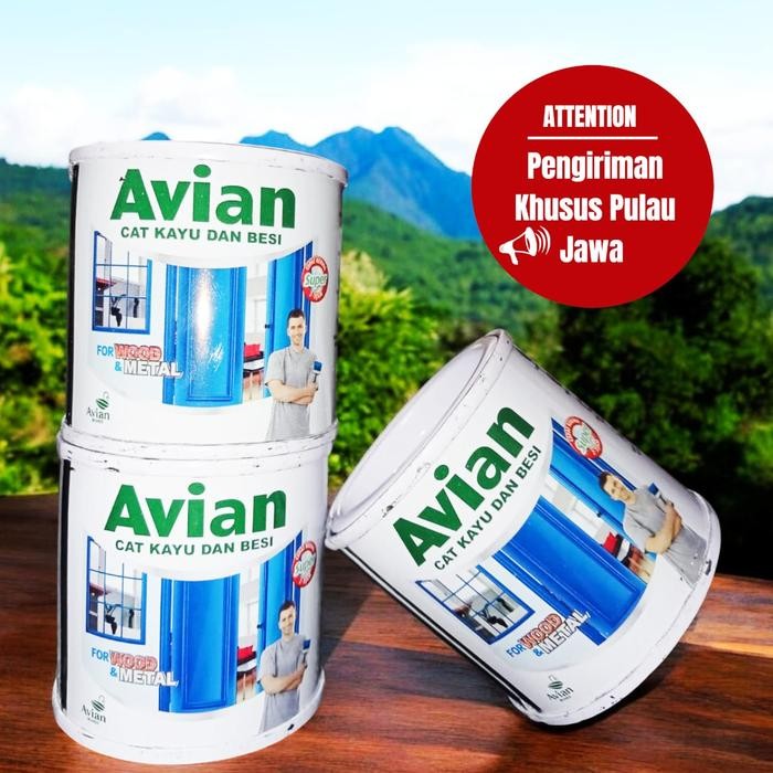 Cat besi Avian 100cc/cat kayu /cat minyak/cat avian high gloss enamel Avian 100 cc